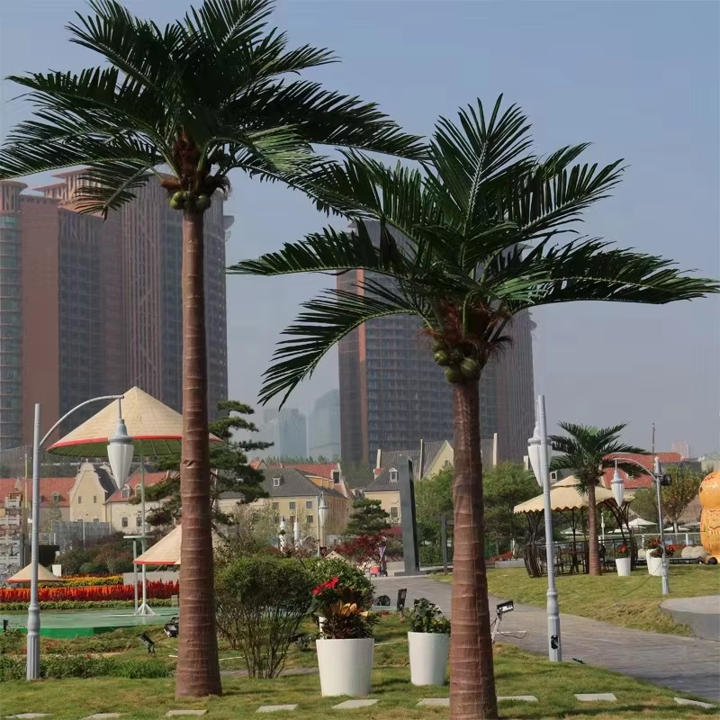 Uv Protection Artificial Landscape Large Coconut Palm Tree